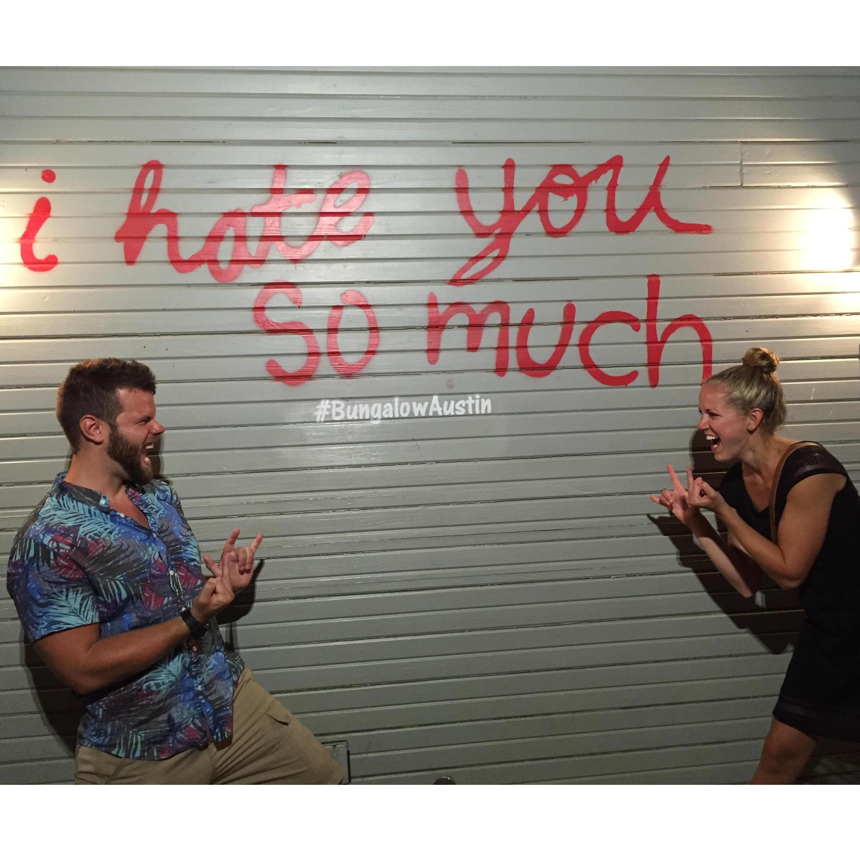 Don't worry, we still love each other! ;)