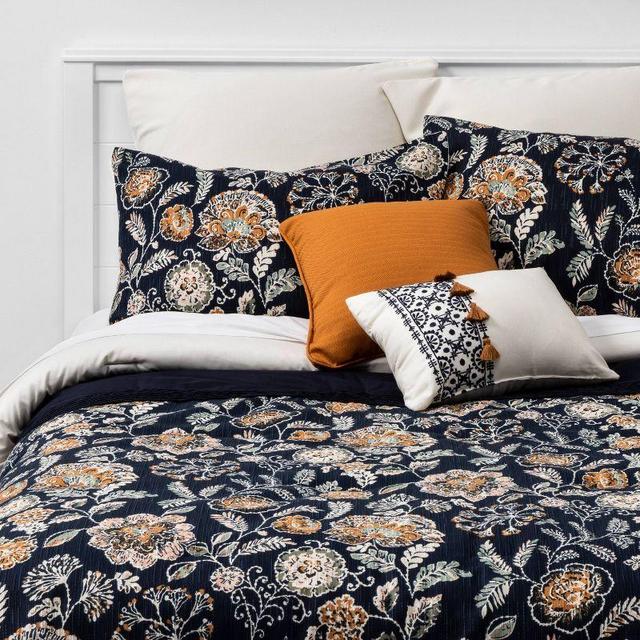 Sumner 8pc Comforter Set Navy - Threshold™
