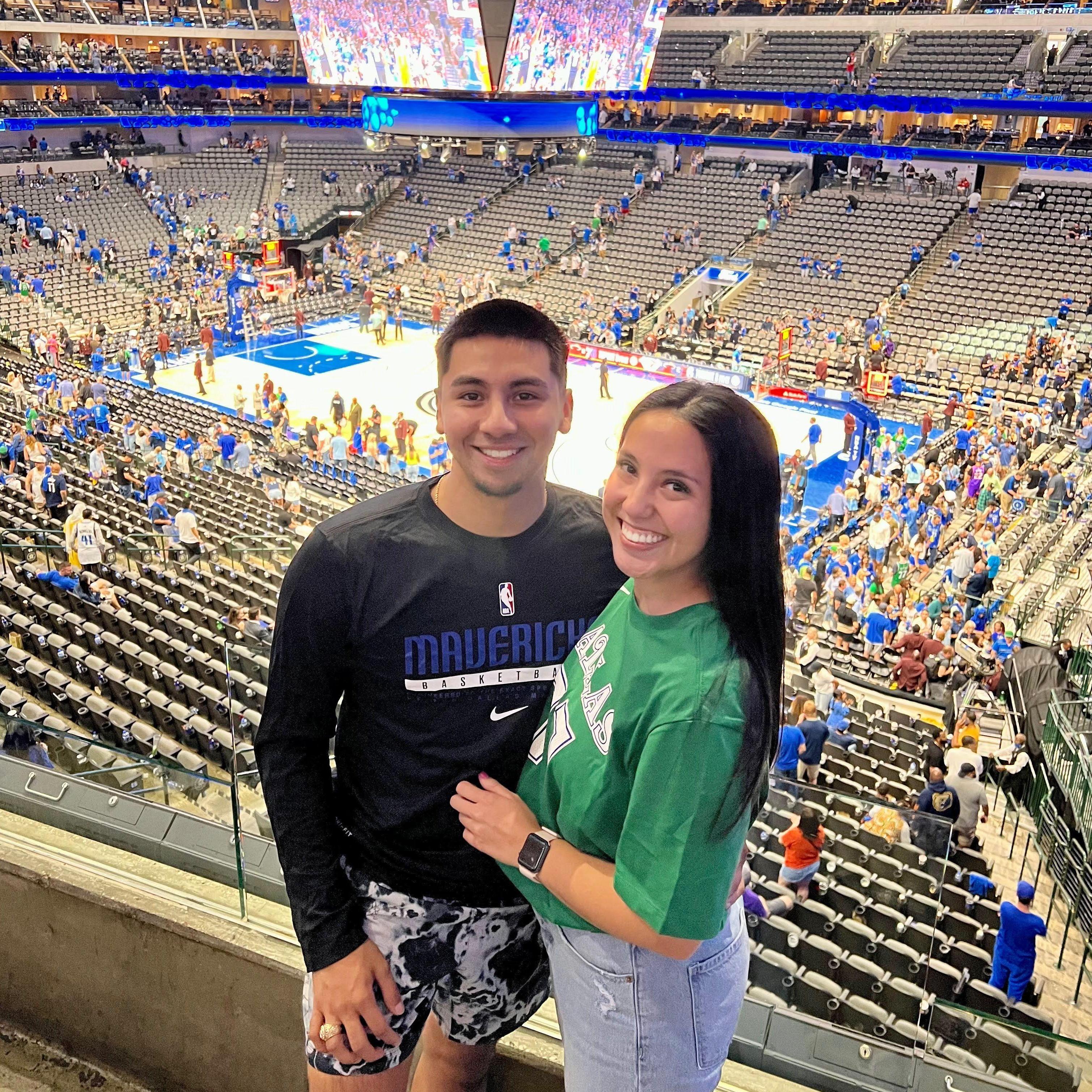 Our second NBA game together! - May 2022