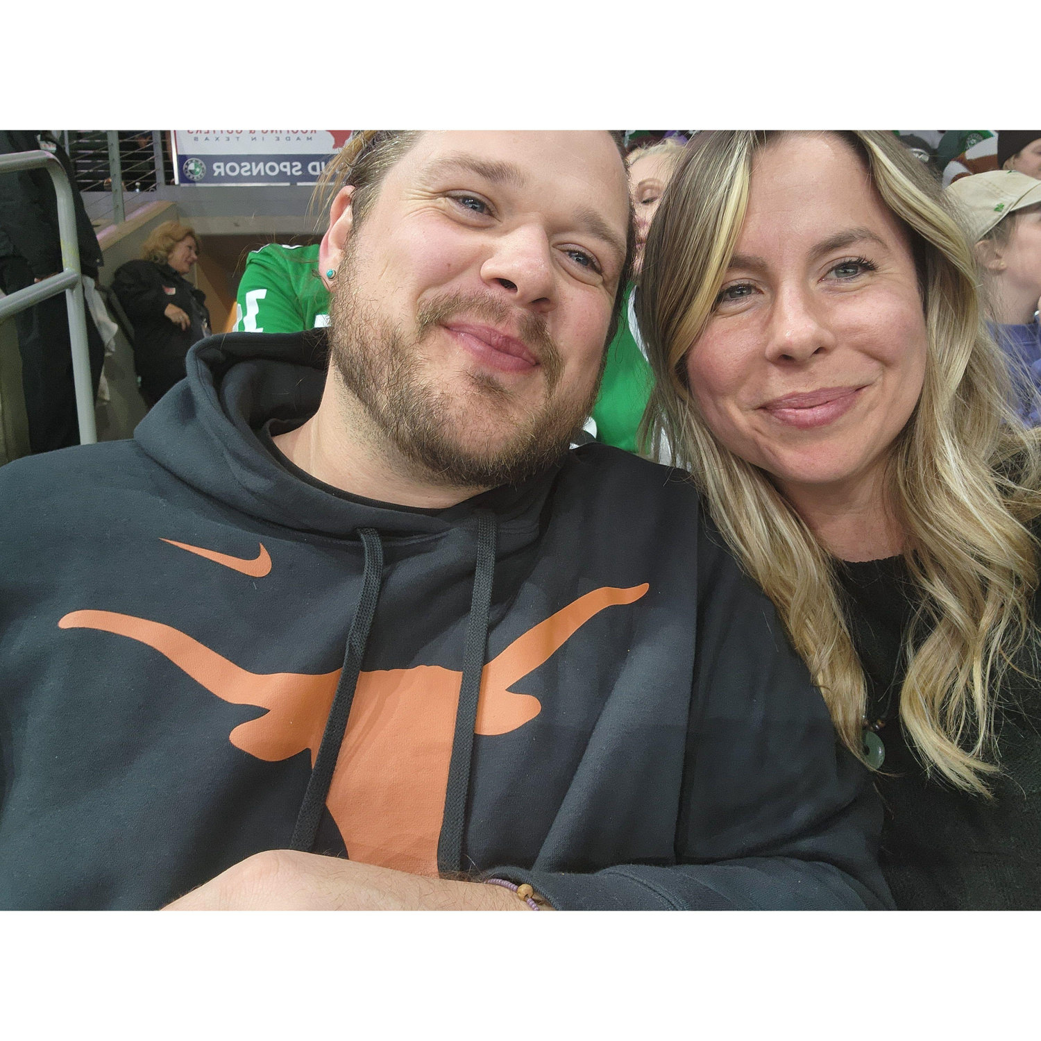 The first time either of us attended a hockey match!