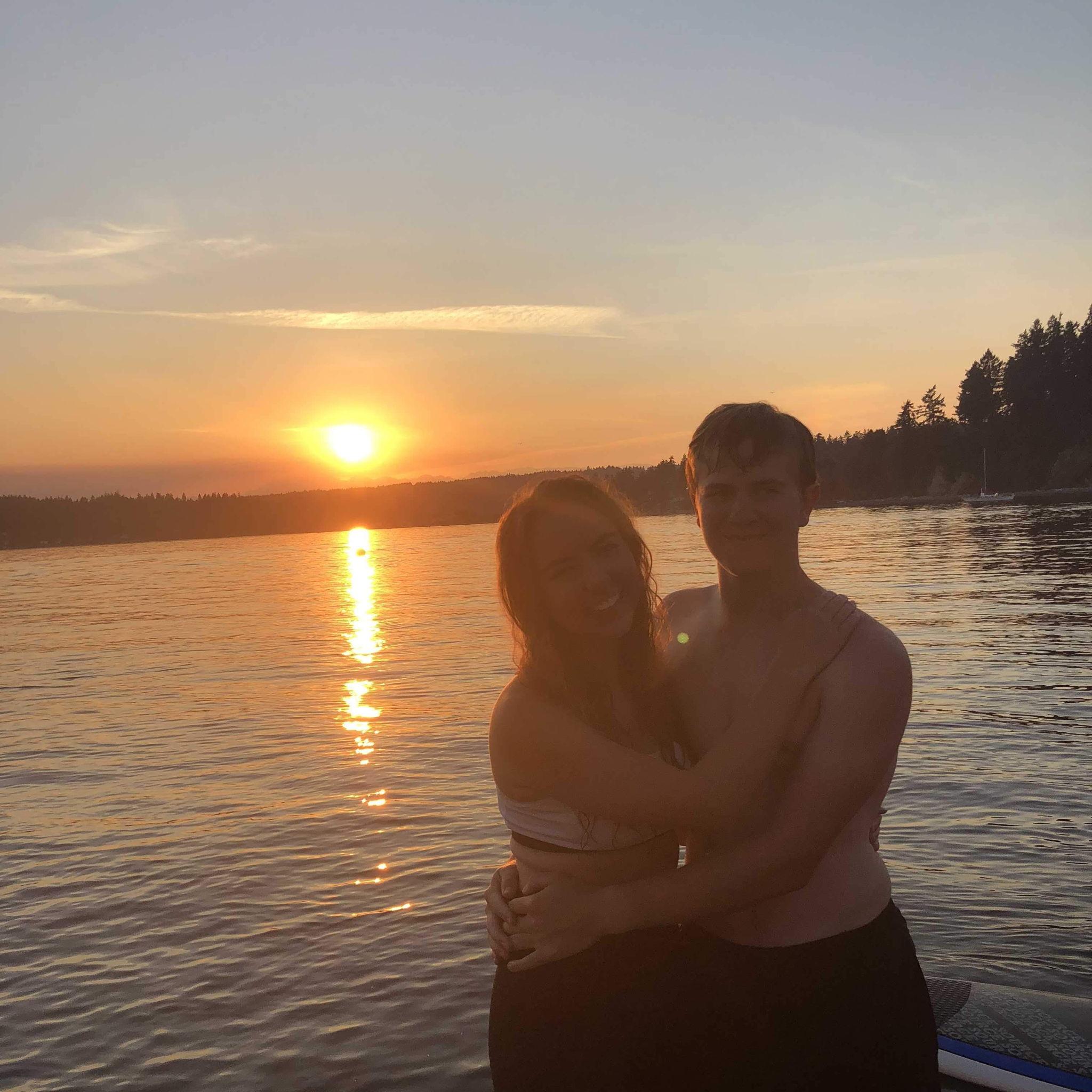 One of the first photos we have together as an official couple, back in spring 2018 ❤️