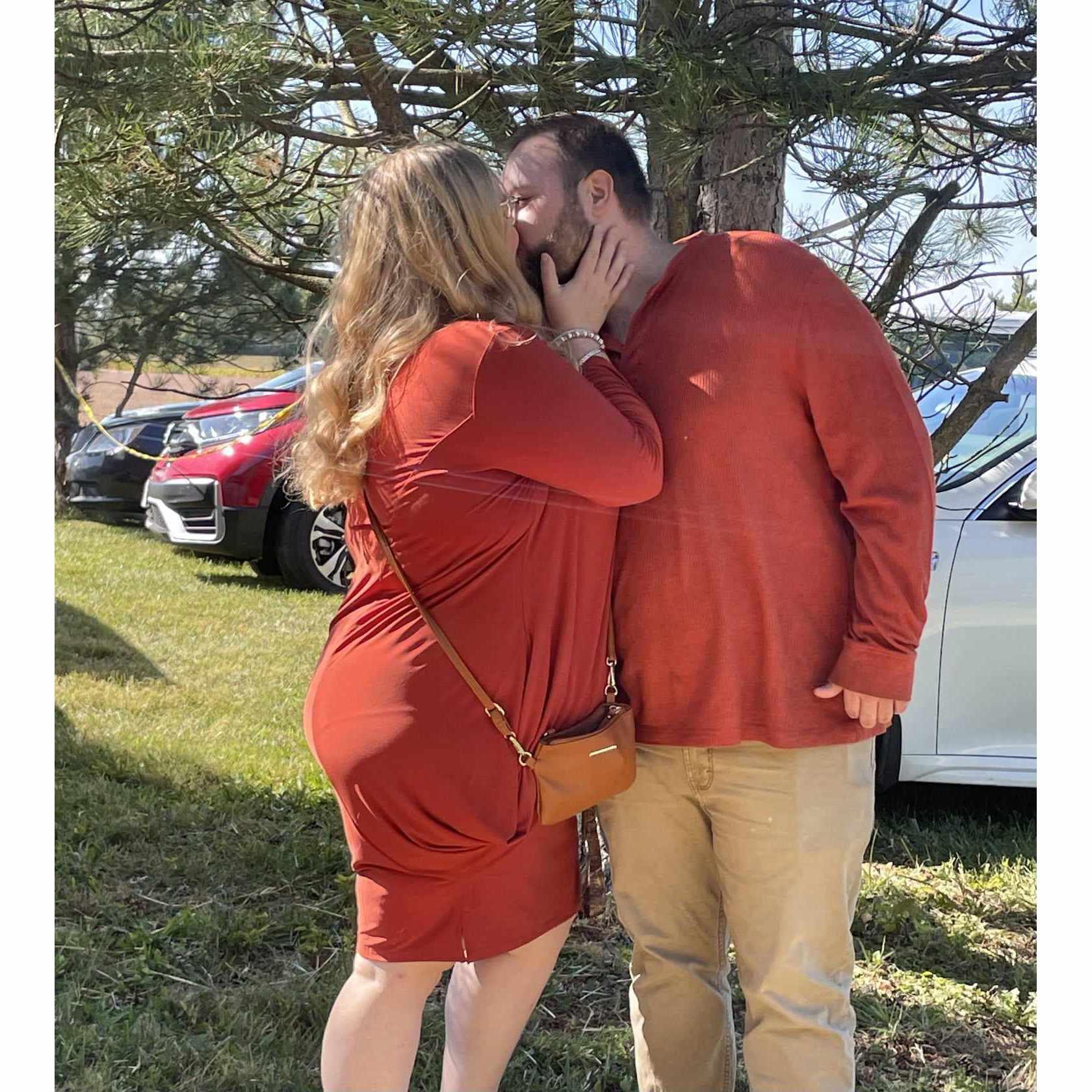 Attending Our First Wedding Together!