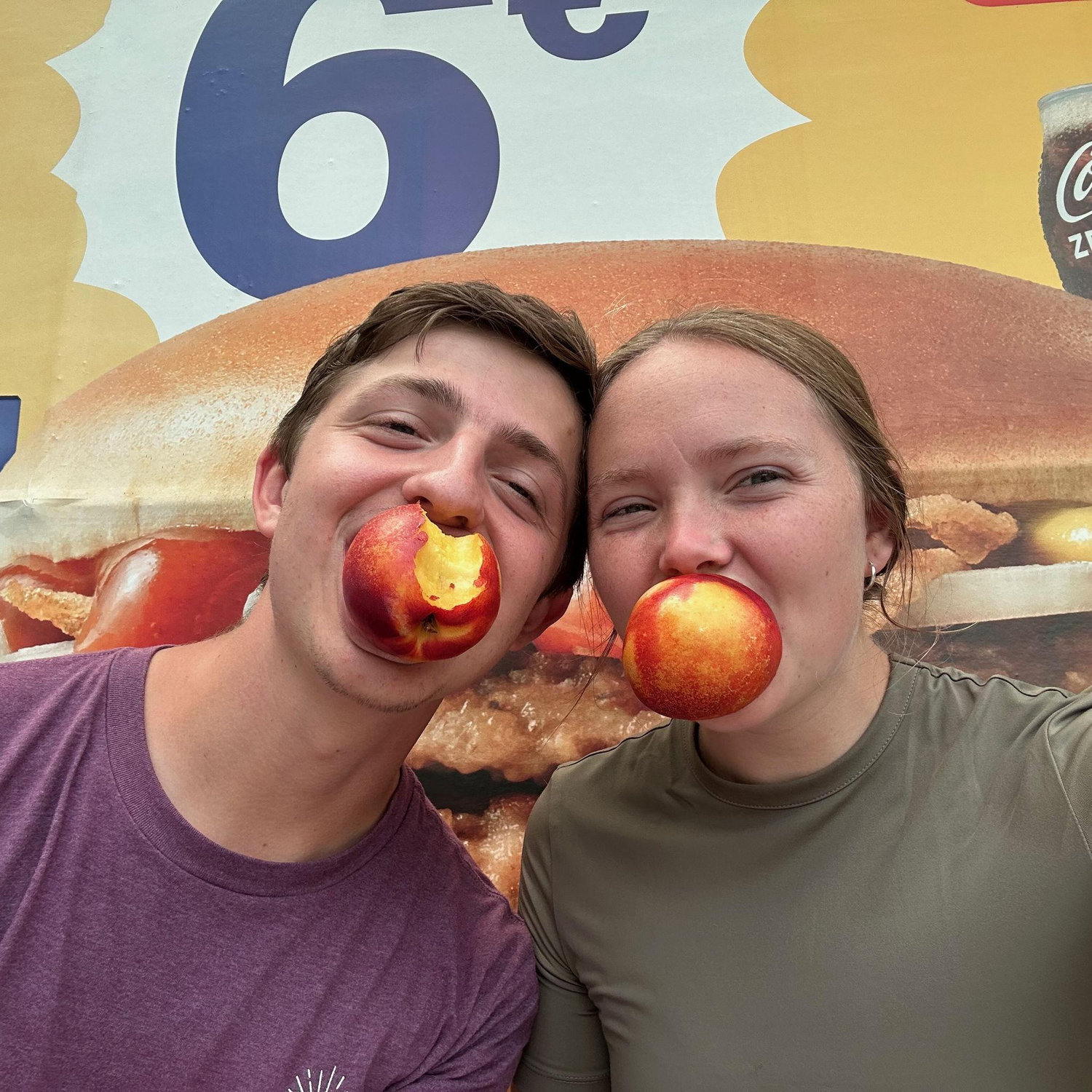 Nectarines after 16 mile hike in Innsbruck, Austria