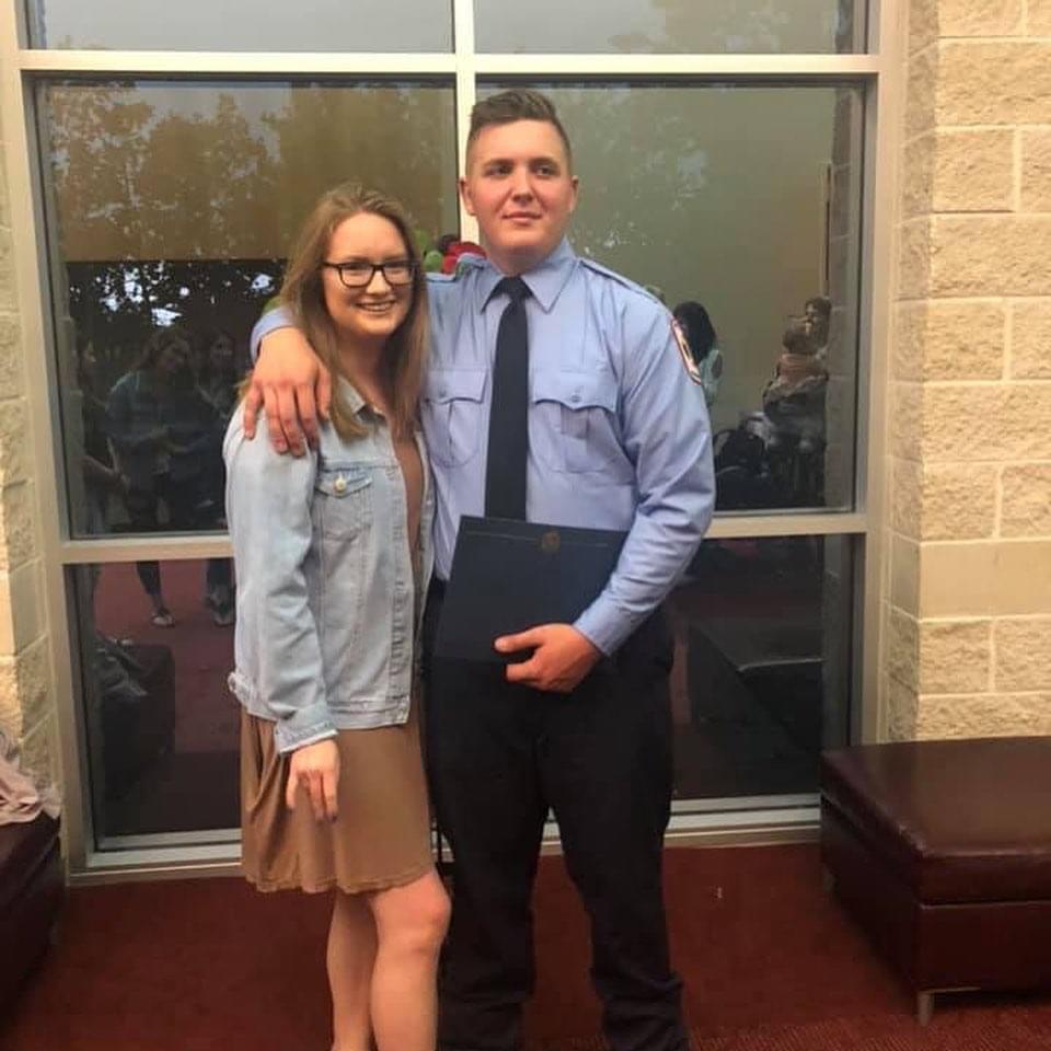 This is the day Joey graduated from Fire Academy!