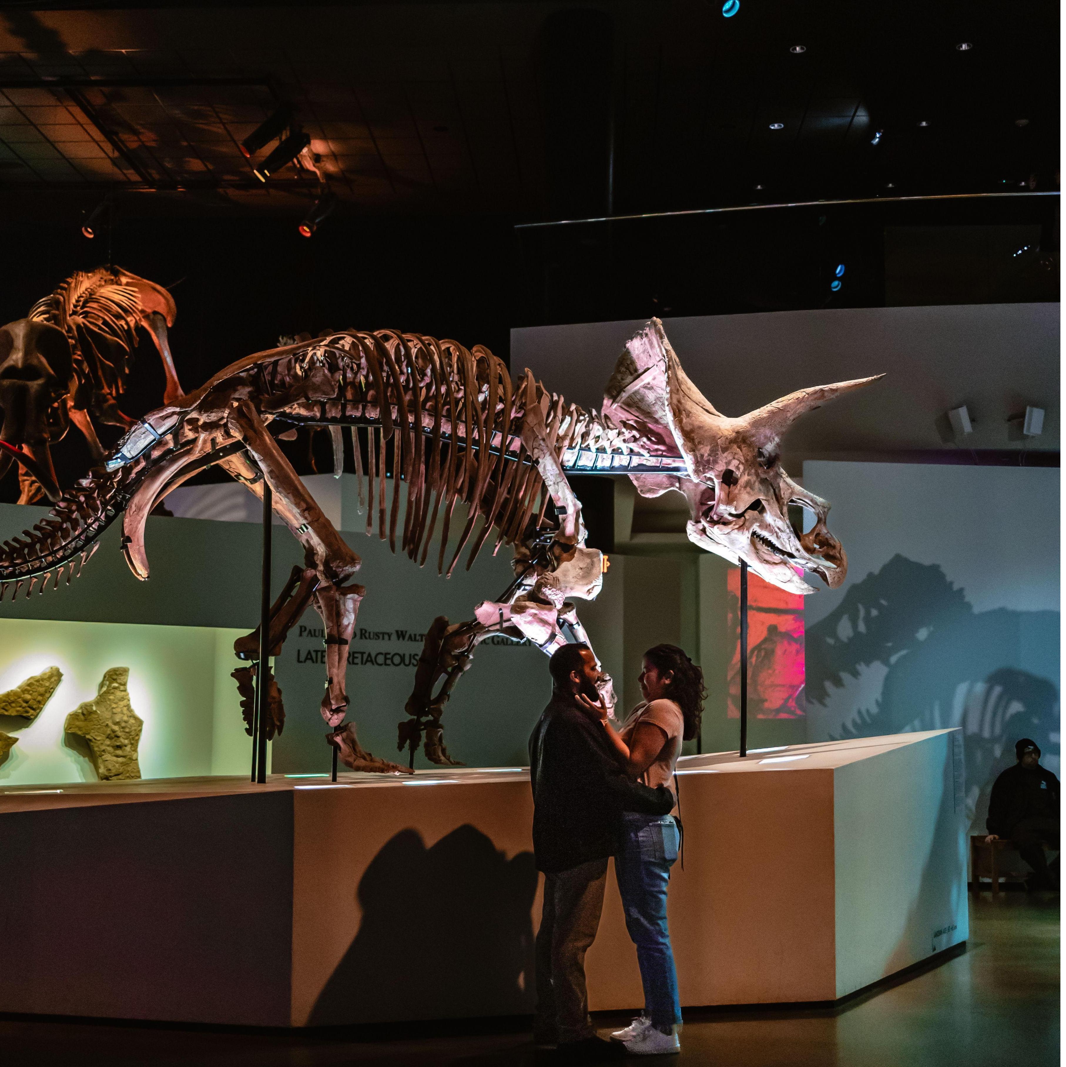 He got down on one knee where we went on our first date