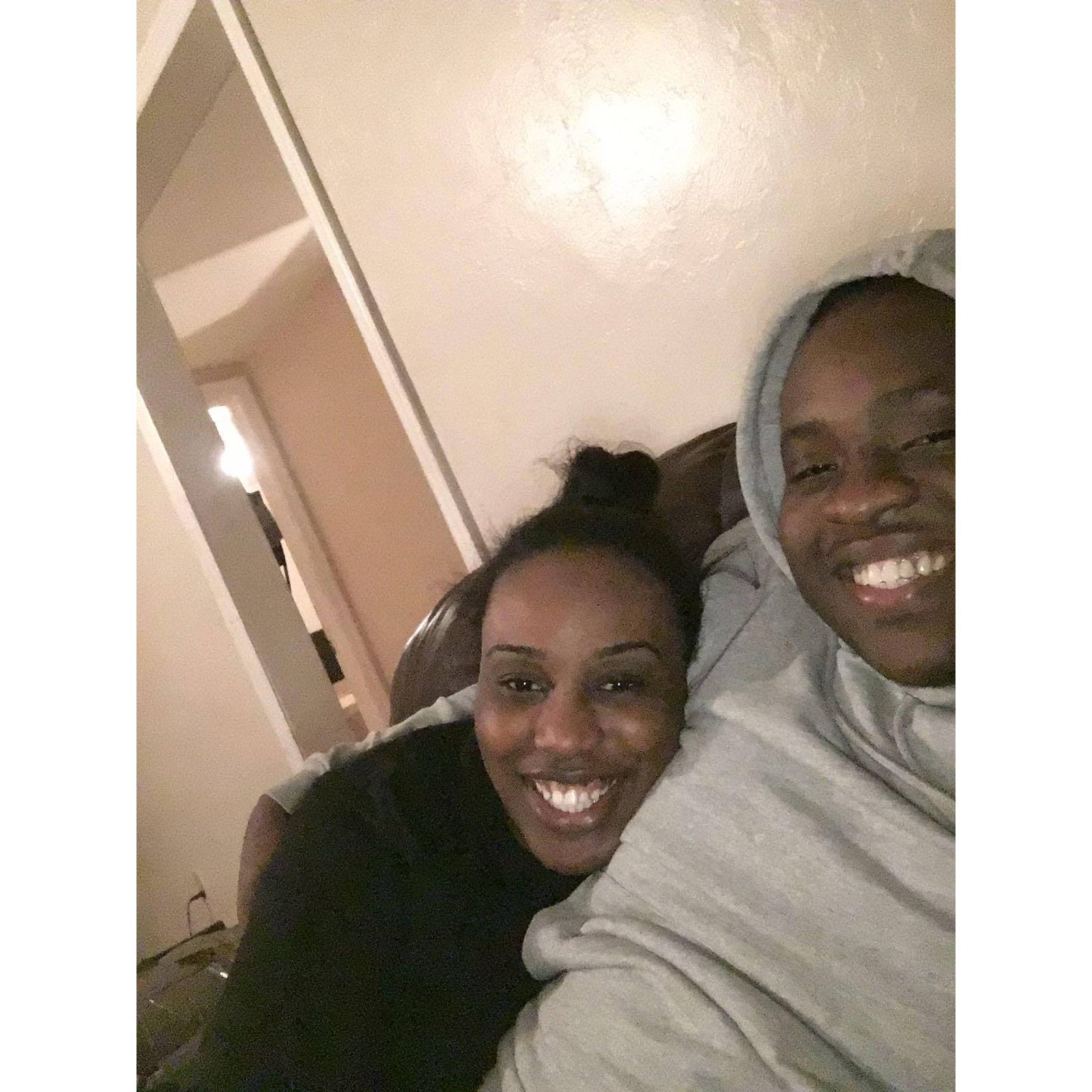 Sometimes we stay home