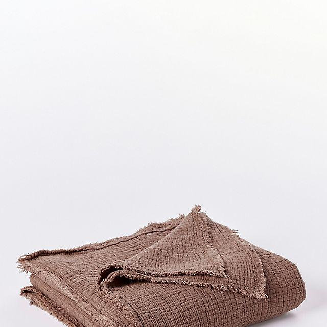 Coyuchi Topanga Organic Matelasse Throw