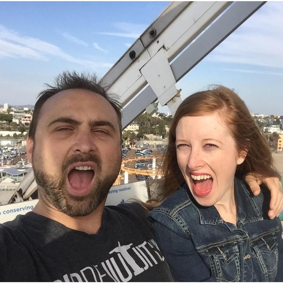 On top of the world at Santa Monica Pier!