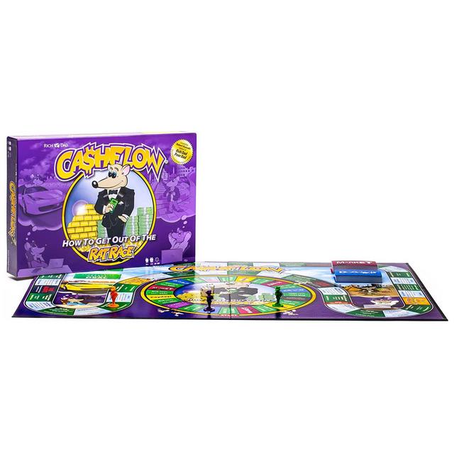Rich Dad CASHFLOW Board Game (New Edition) with Exclusive Bonus Strategy Guide (PDF Delivered Via Email)