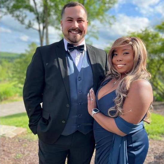 Our first time attending a wedding together <3