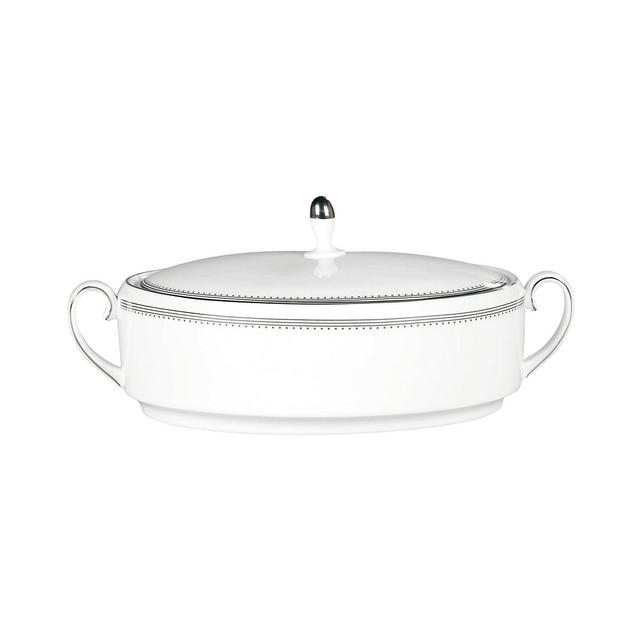 Vera Wang Wedgwood Dinnerware, Grosgrain Covered Vegetable Bowl