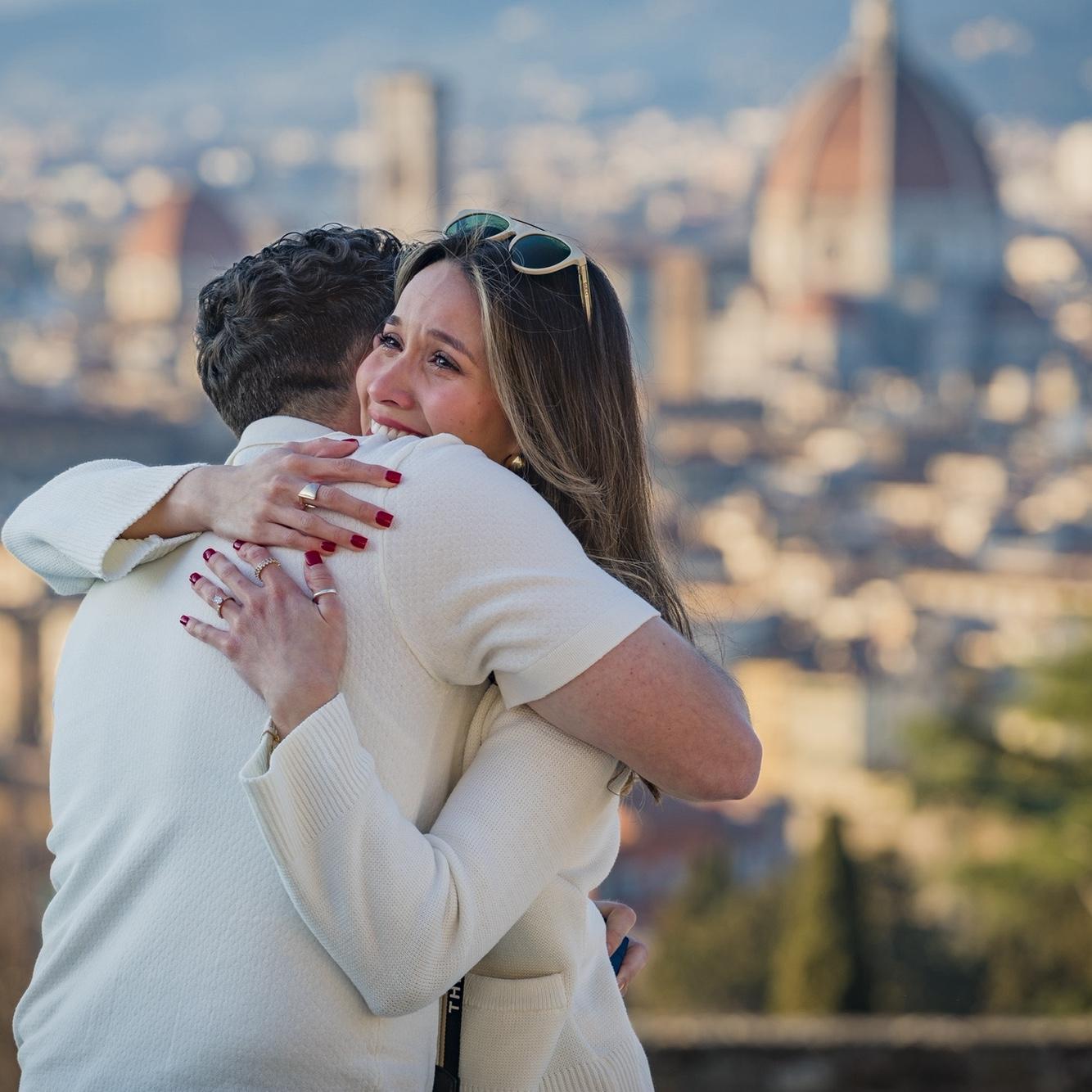 Proposal in Florence, Italy. March 4, 2025. 🤍