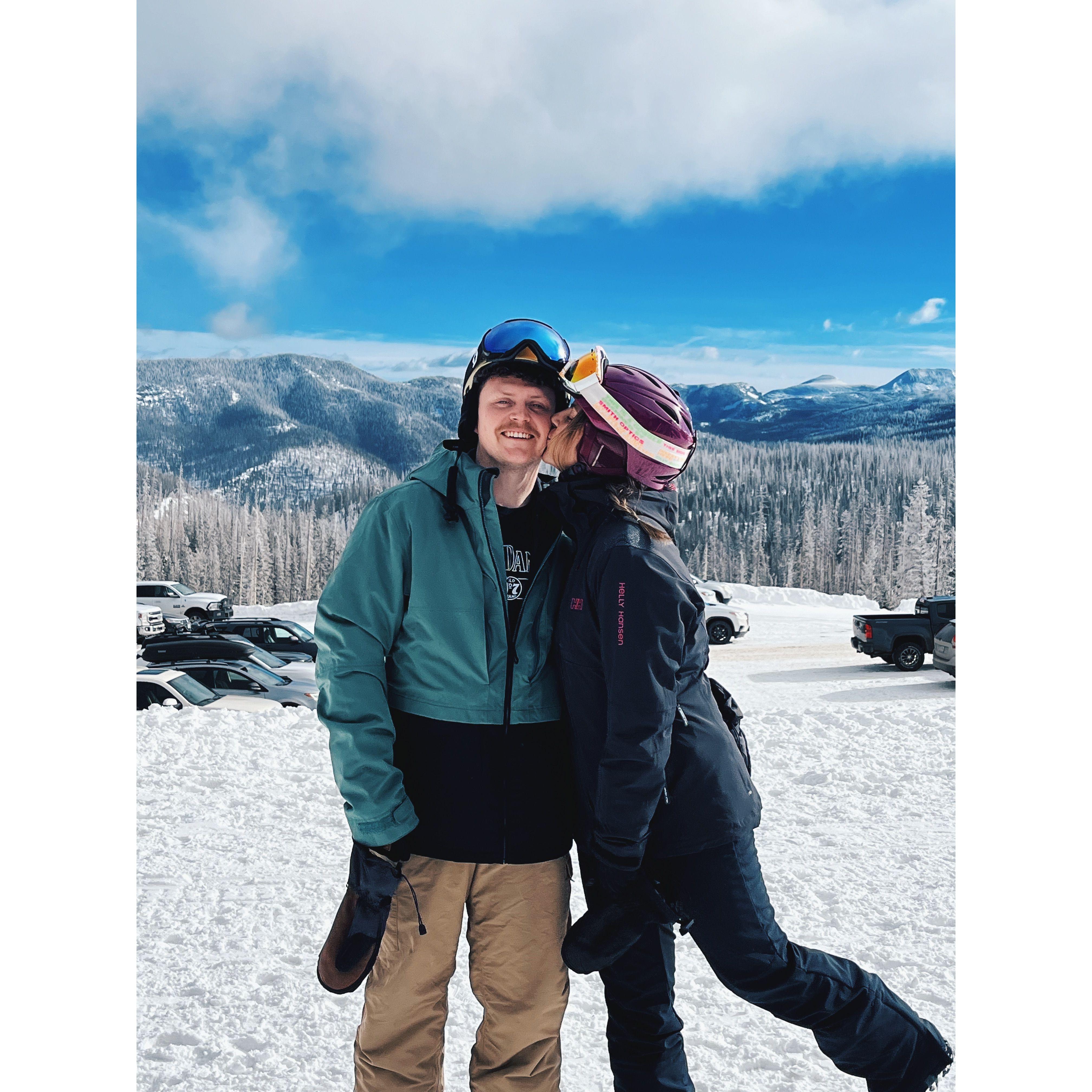 Austin finally dragged Rayne out to Colorado for some skiing. Rayne begrudgingly admitted that Colorado skiing might (emphasis on might) be better than Alberta