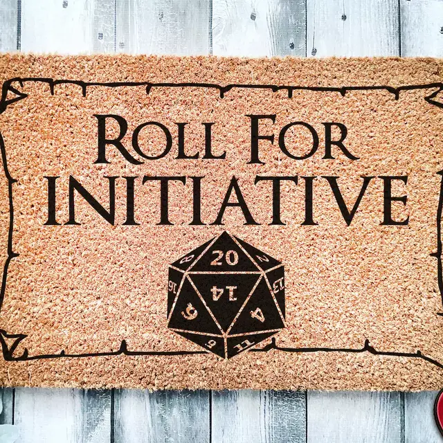Roll Initiative Doormat