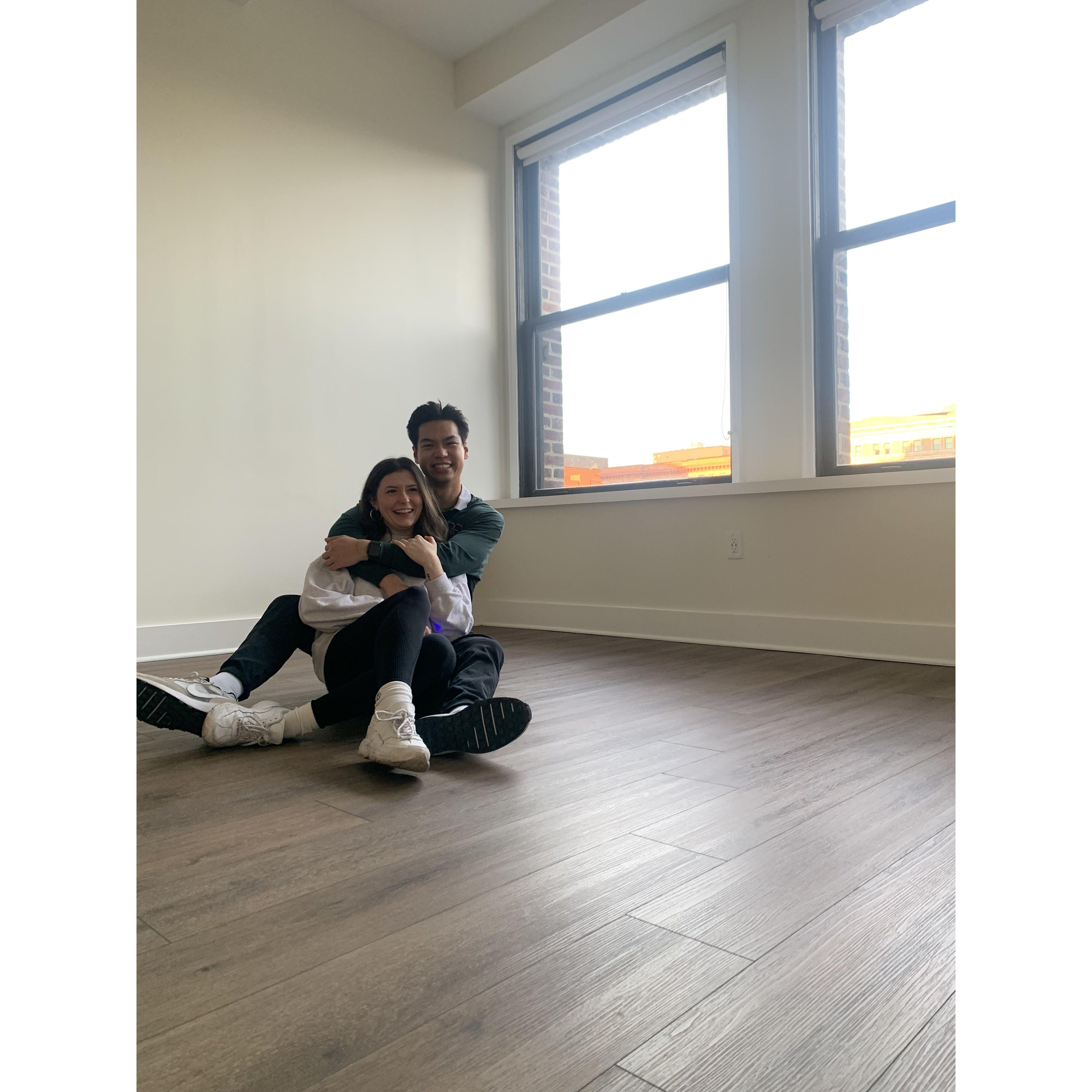 Our first apartment