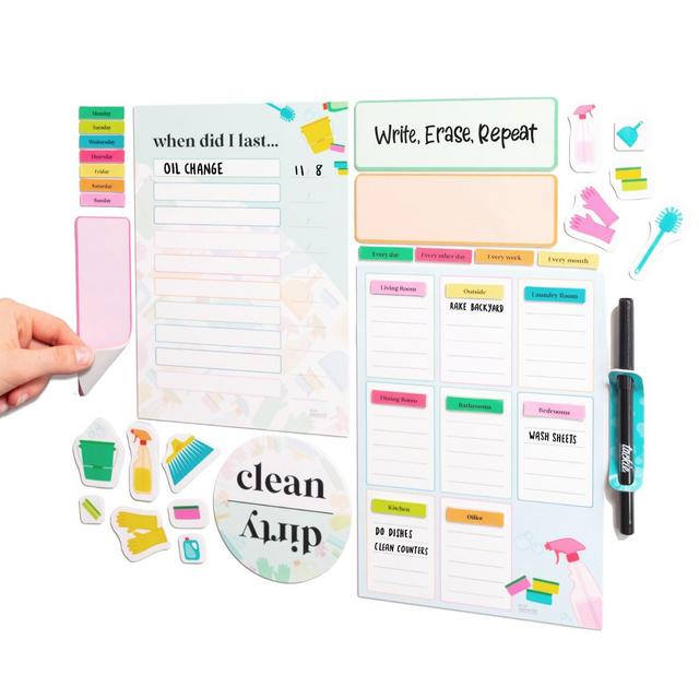 Reusable Cleaning & Organizing Dry Erase