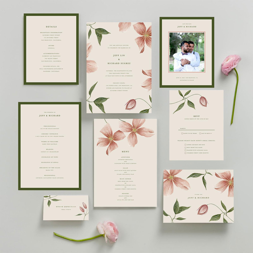 Findley | Oatmeal | Zola Wedding Place Cards