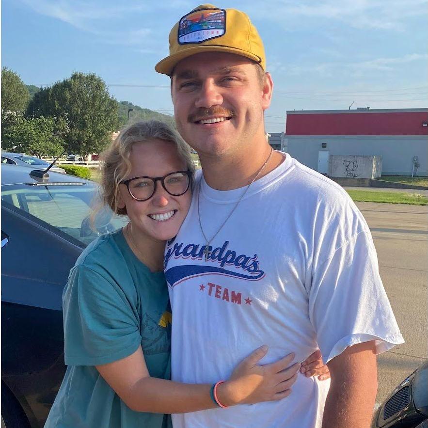 Sydney & Mason’s last photo together in Fayetteville before continuing the relationship long distance when Sydney moved cross country to South Carolina! June 22, 2022