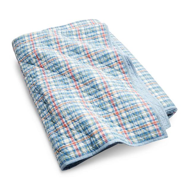Ralph Lauren Lucie Plaid Quilted Coverlet, King