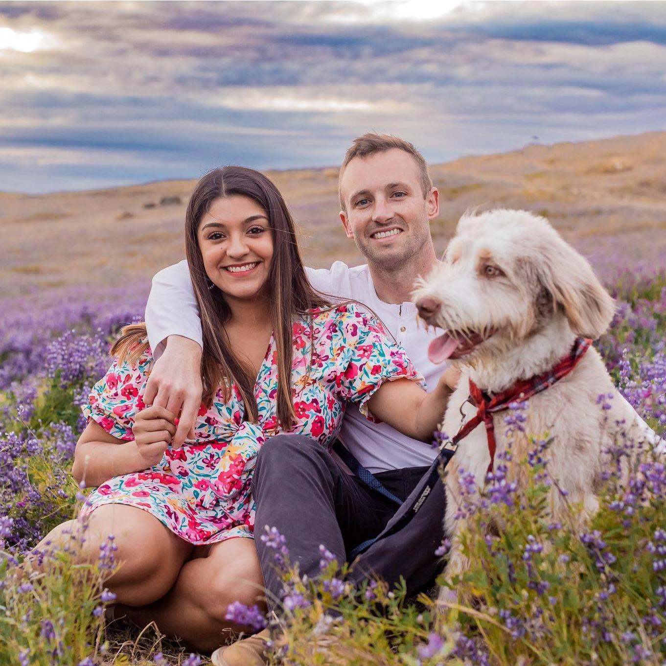 Engagement pictures with our little guy