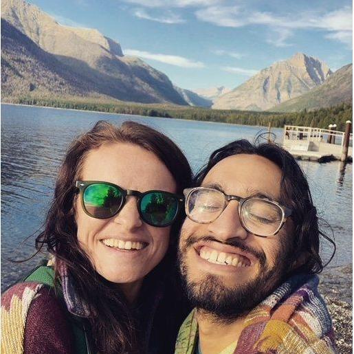 One of our favorite mornings in glacier - coffee and breakfast burgers as the sun was rising over Lake Mcdonald