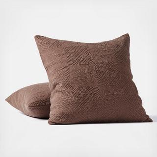 Avila Organic Matelasse Euro Sham