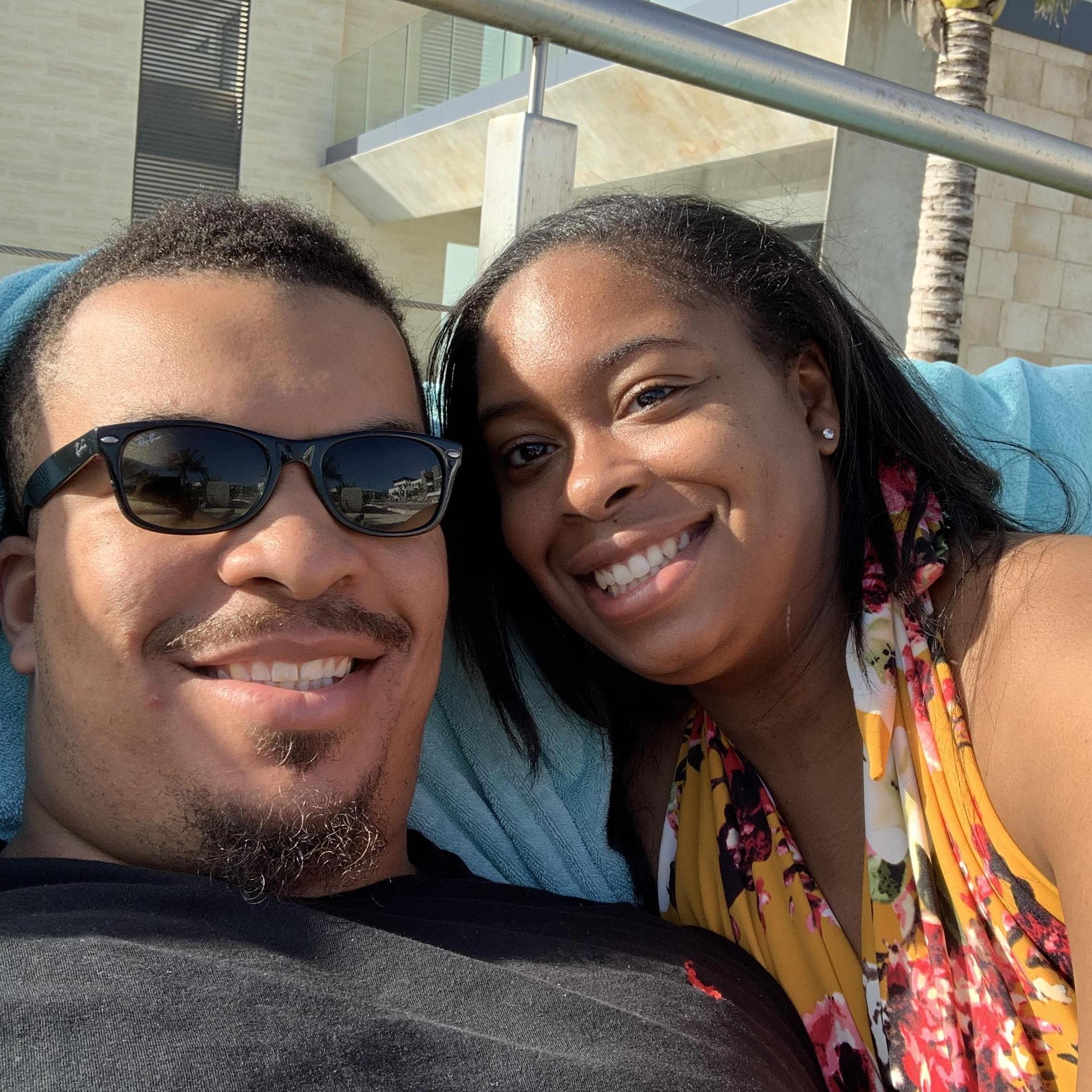 Bobby and Nakia's first trip out the Country was Cancun, Mexico for Nakia's 31st birthday!