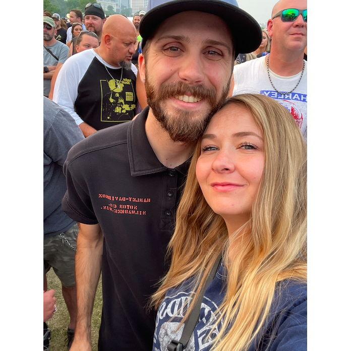 Enjoying some nice weather while waiting for the Foo Fighters to come on. July 15th, 2023