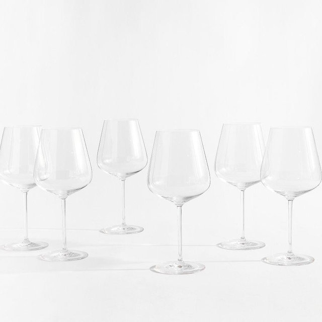 ZWIESEL GLAS Verbelle Burgundy Wine Glasses, Set of 6 - Clear