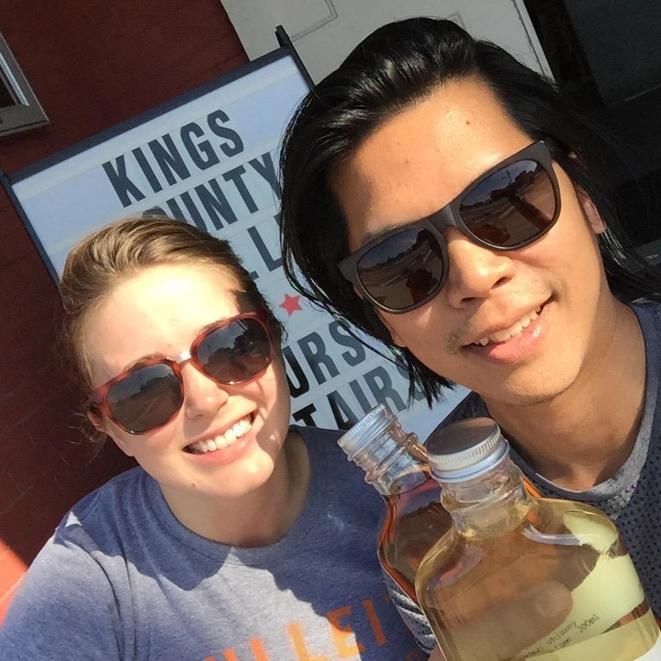 Bottling some whiskey @ Kings County; Summer of 2016