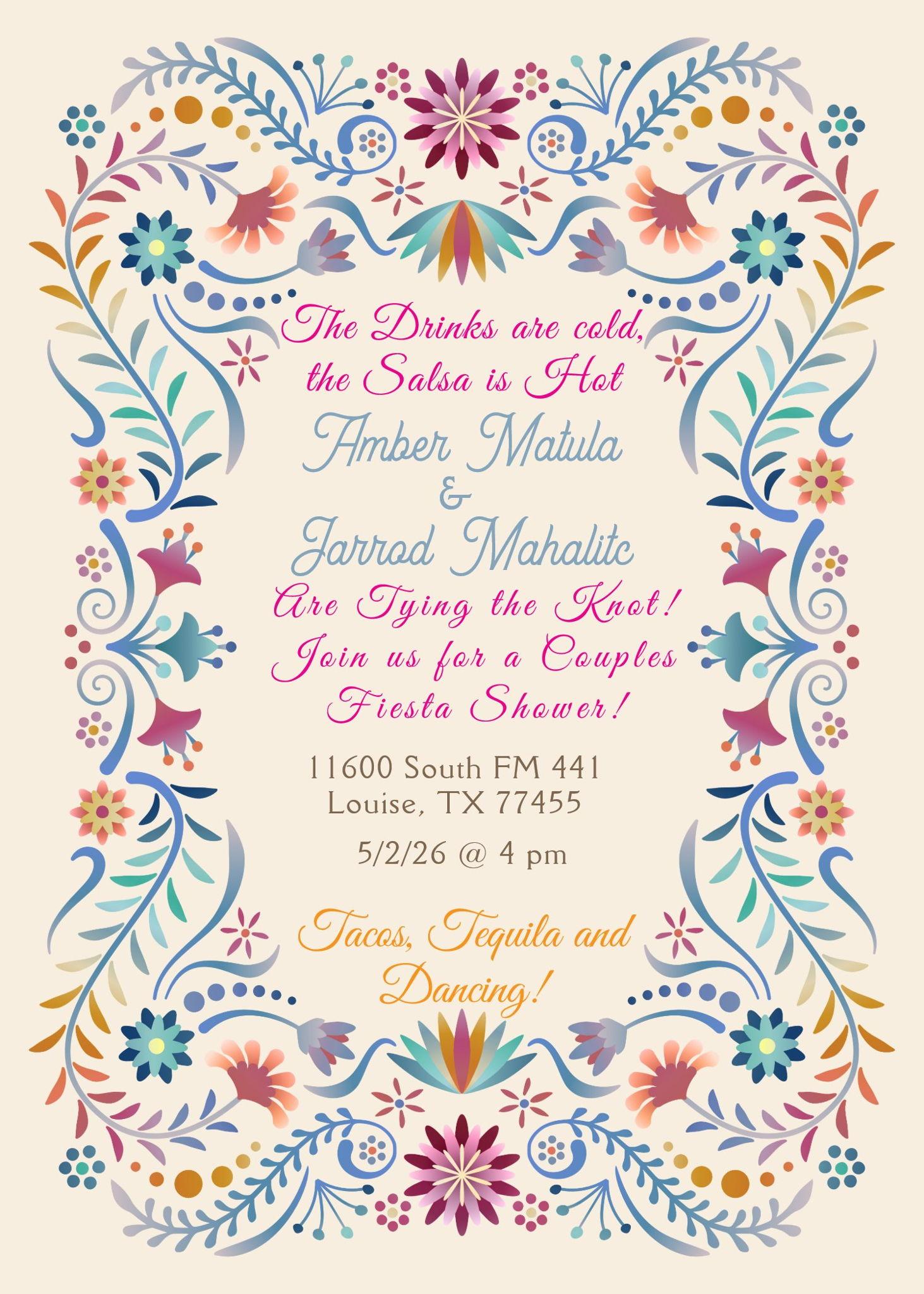 The Wedding Website of Amber Matula and Jarrod Mahalitc