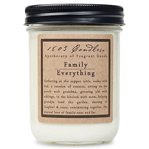 1803 Candles - 14 oz. Jar Soy Candles - (Family Everything)