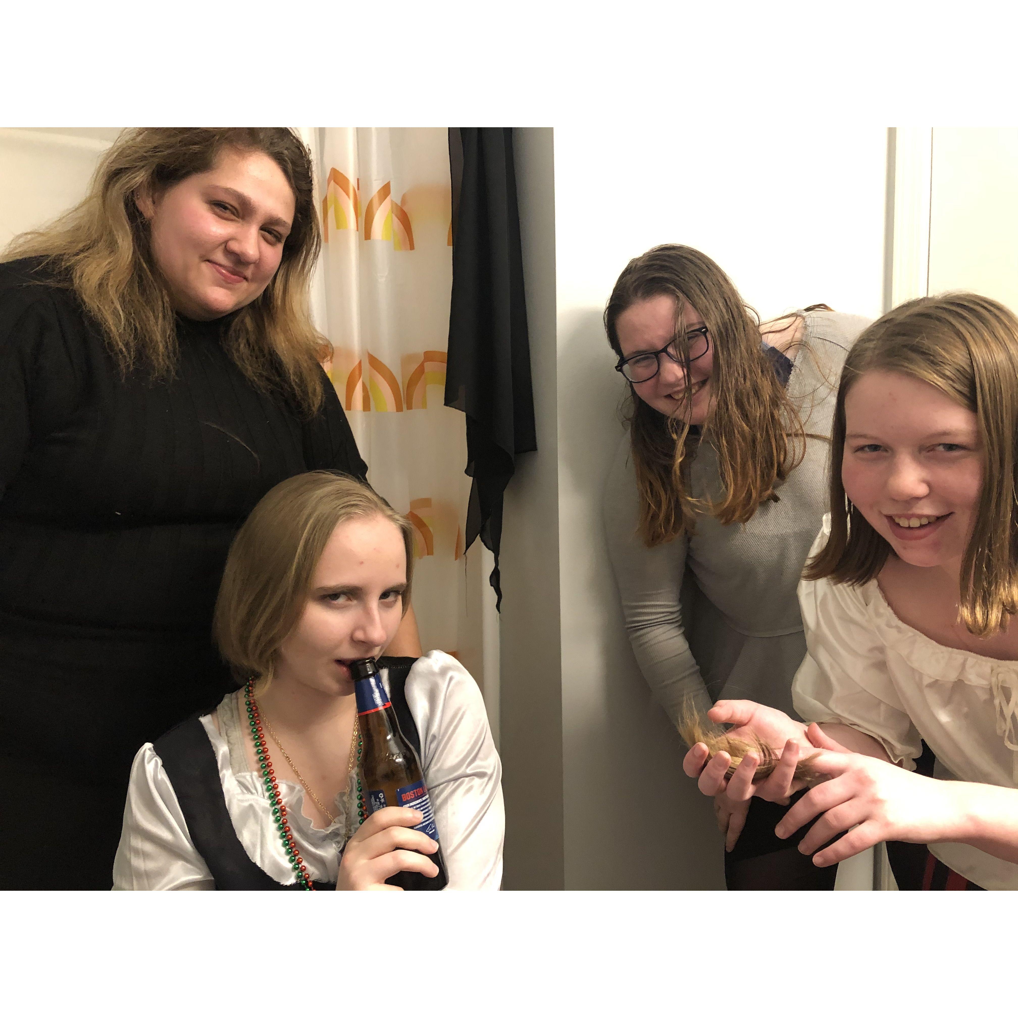 Dana Gets a Haircut, January 2021