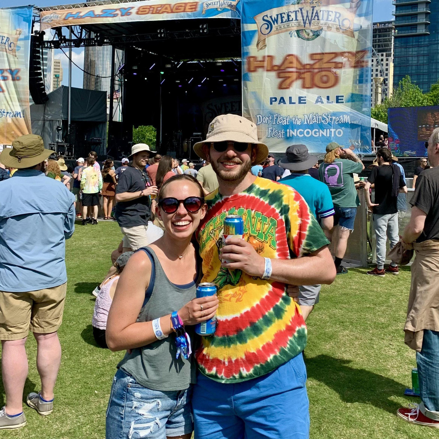 Music festival in Atlanta in 2022, where Alice met many of Ben's friends for the first time.