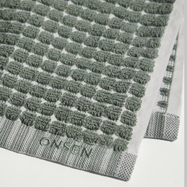 Sculpted Terry Bath Towels