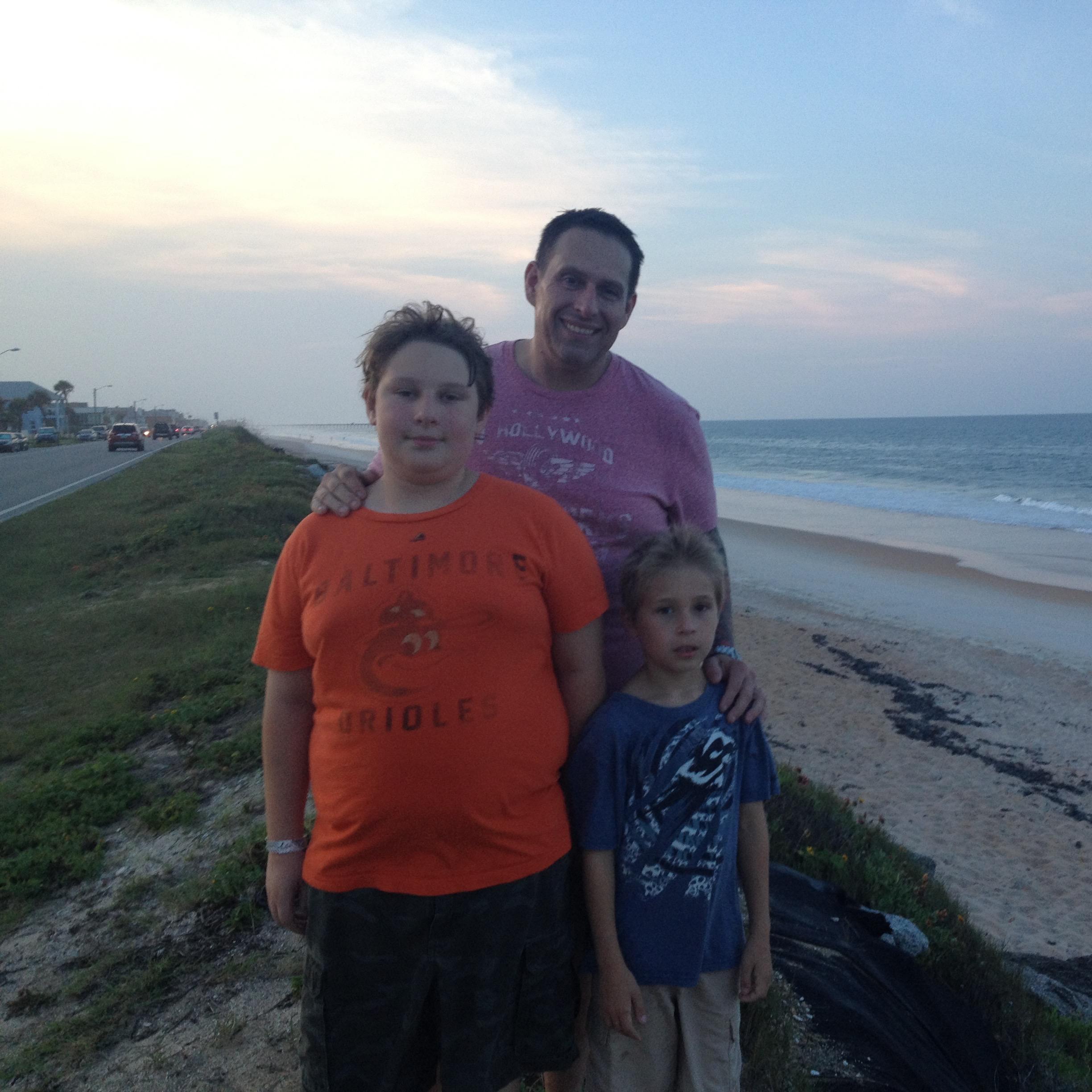 One of our vacations to Florida! That was a long drive!