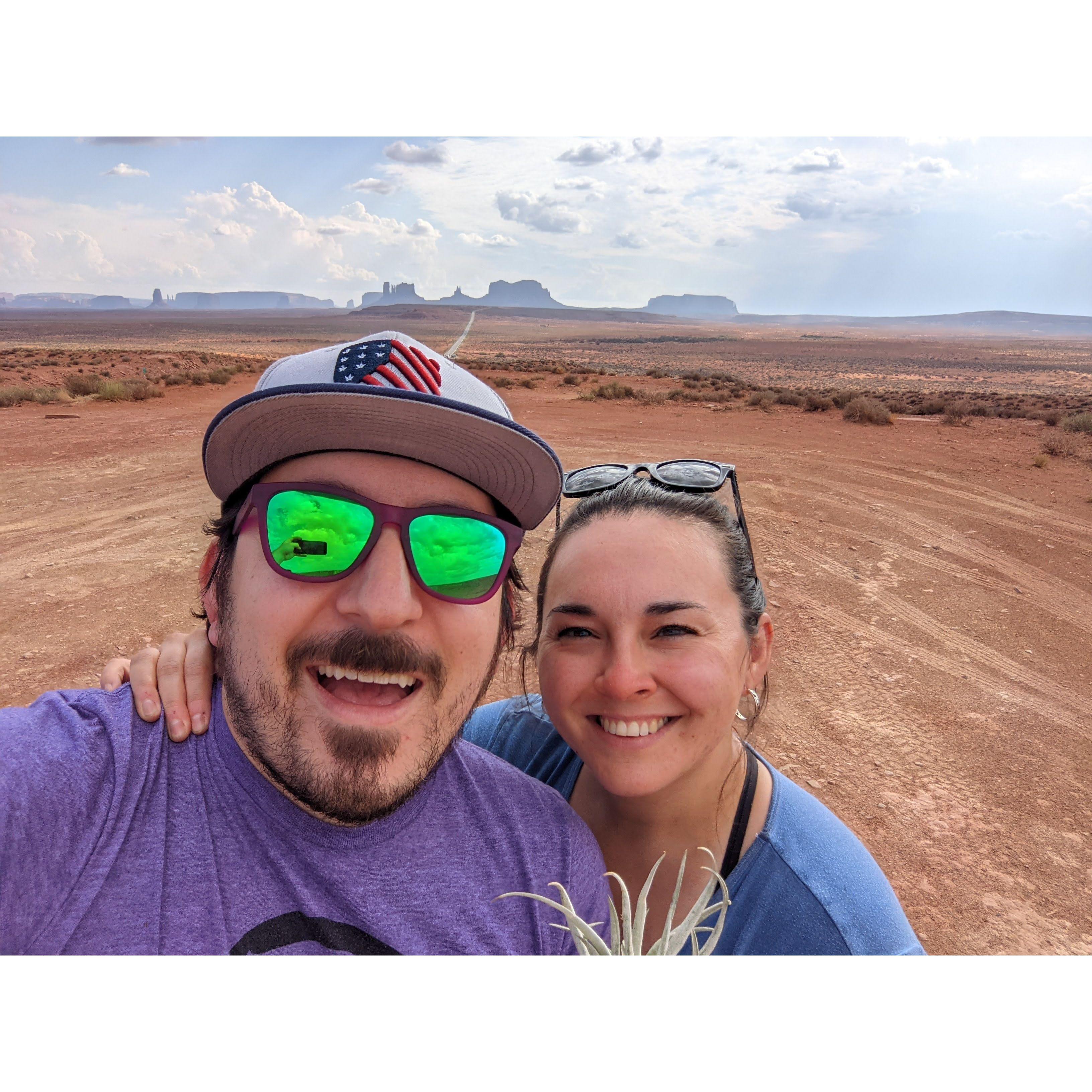 We took a road trip to Colorado in 2021, stopping in Monument Valley!
