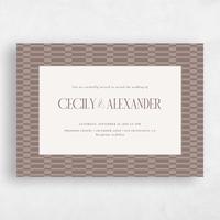Brown Wedding Invitation - Jody Landscape