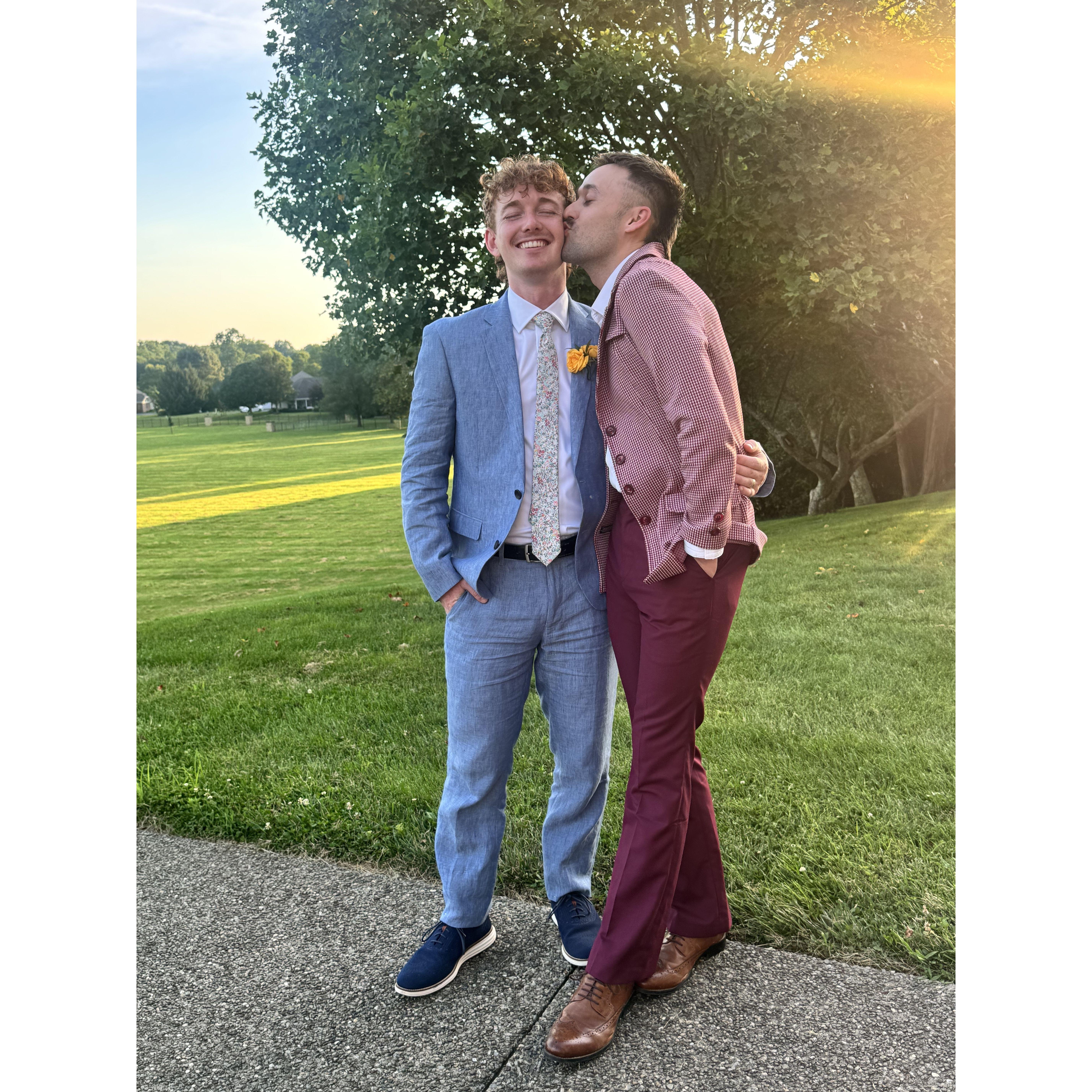 Us at Nat and Jacob's wedding <3