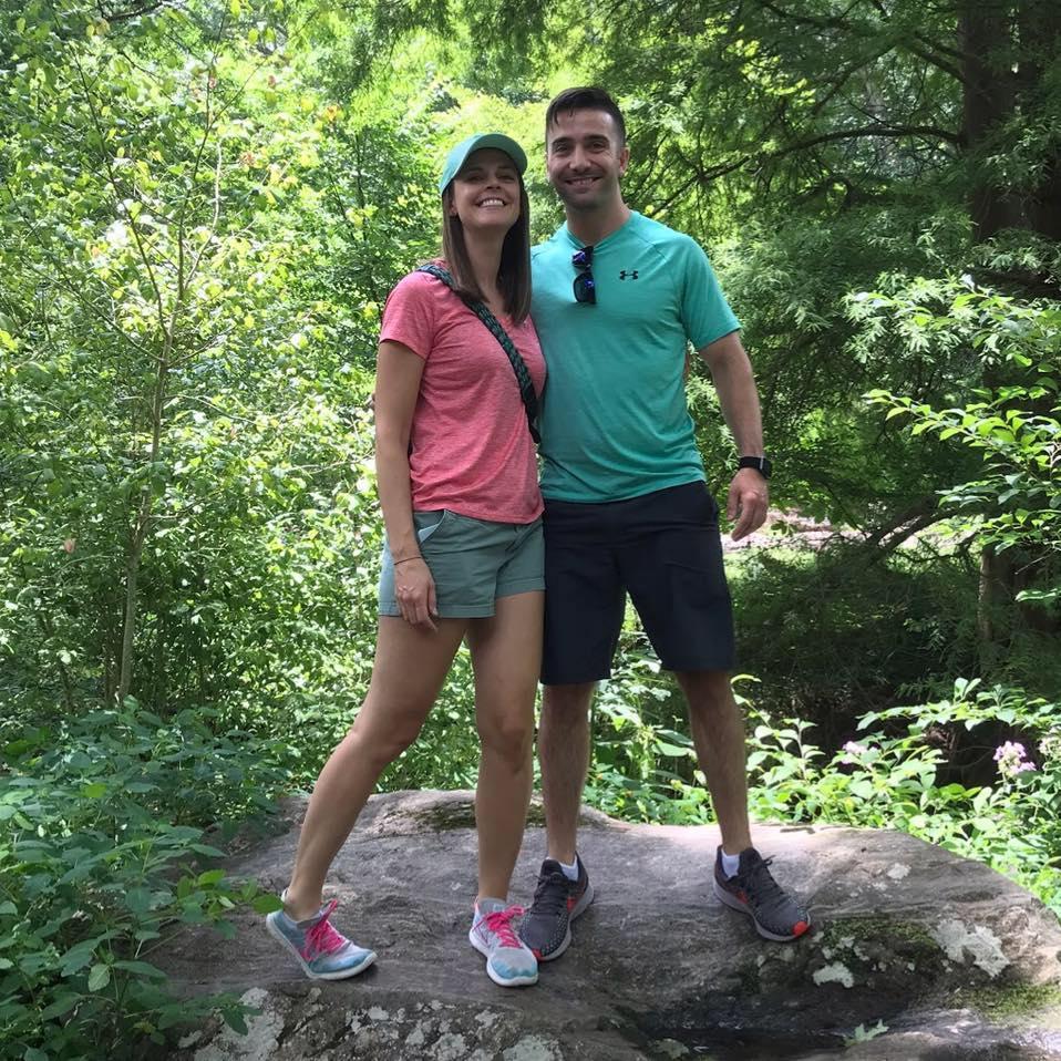 Hiking in Asheville, NC. July 2019