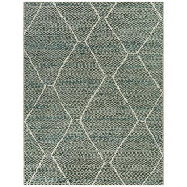 8' x 10' Indy Diamond Sketch Indoor/Outdoor Rug - Green - Threshold™