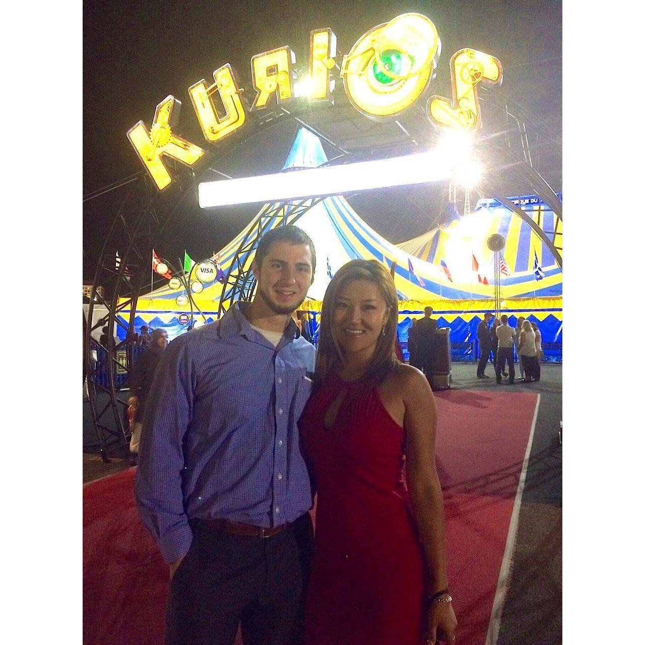 2013- Cirque Du Soleil, celebrating 3 year anniversary!