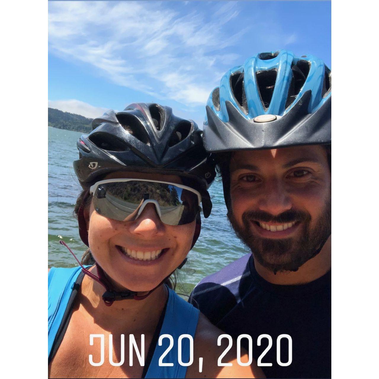 Bike ride in Point Reyes - couldn't get married in a pandemic so went for a gorgeous bike ride before a Rose picnic!