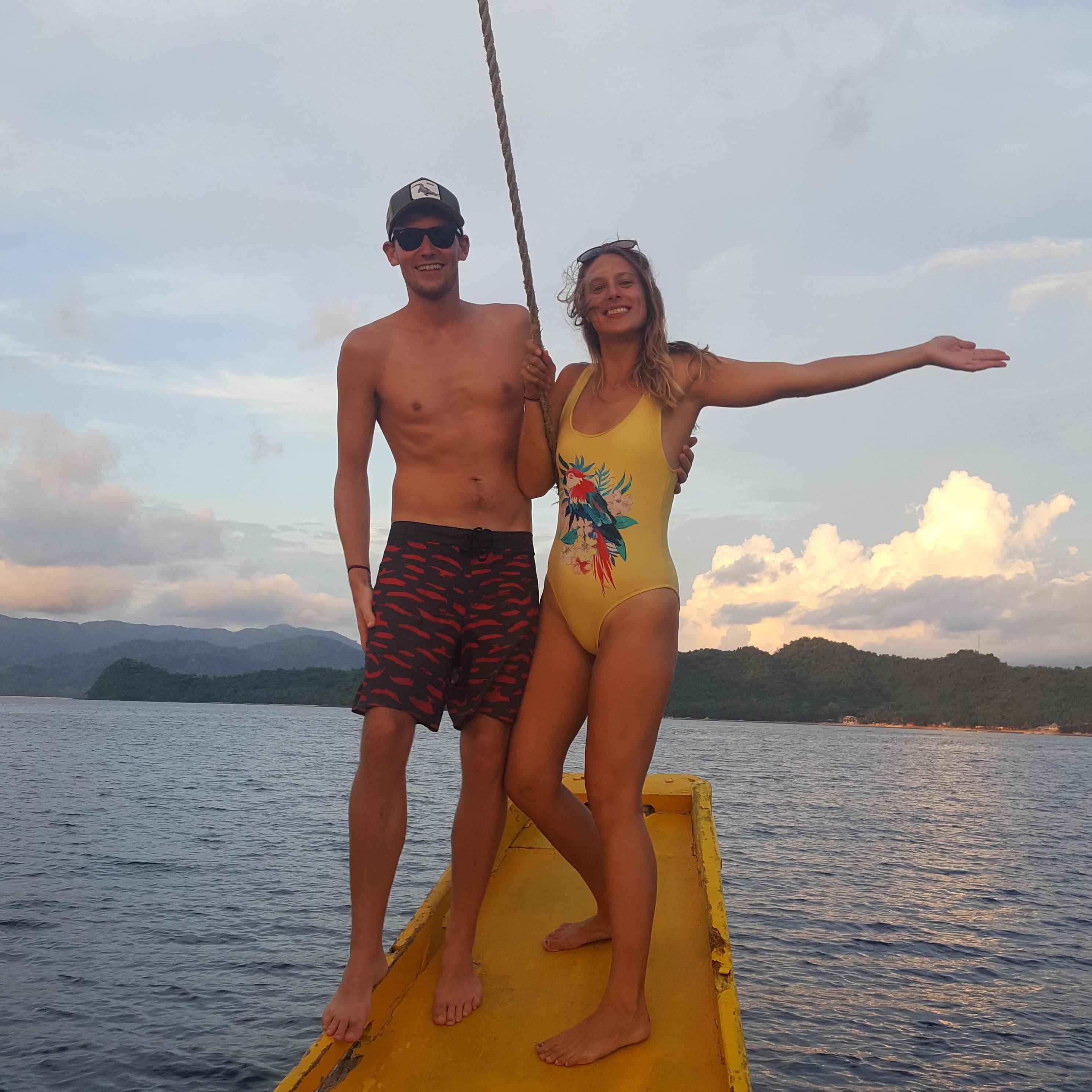 It's a-boat time we got married!!