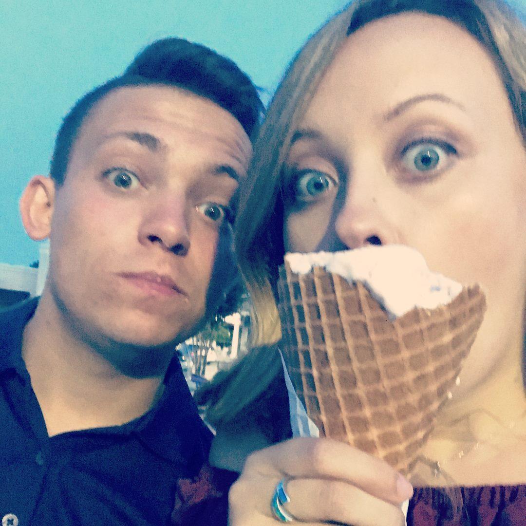 This was during our first longer time-period spent apart - Bernie's rotation working for GE Aviation in Wilmington for 6 months. The visits were so fun, though!