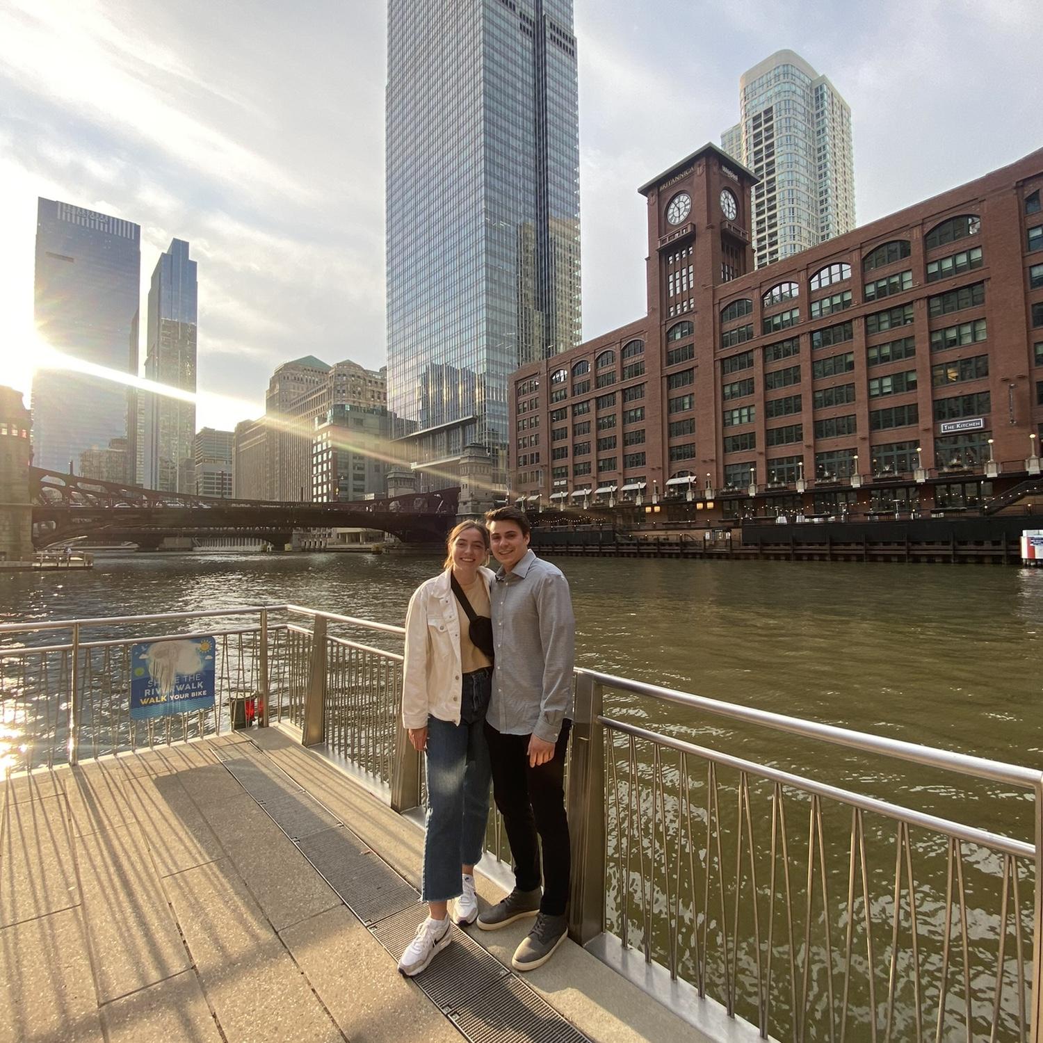 Our first trip just the two of us to Chicago!