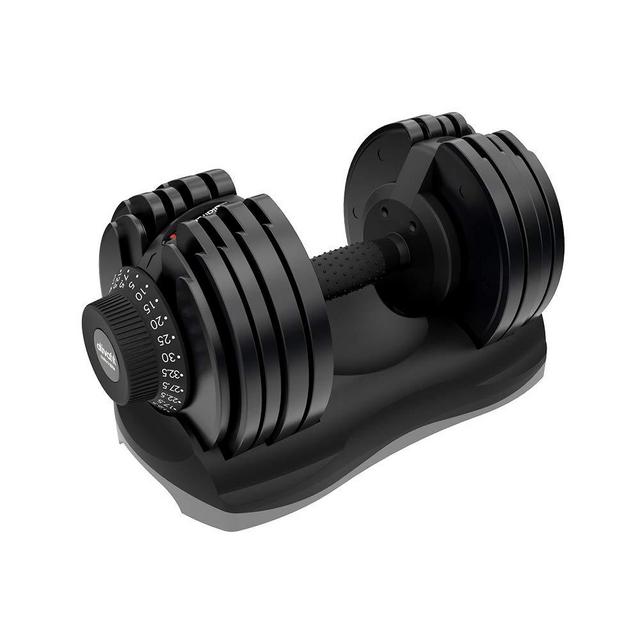 ATIVAFIT Adjustable Dumbbell 71.5 Pounds Fitness Dial Dumbbell with Handle and Weight Plate for Home Gym 1 PCS
