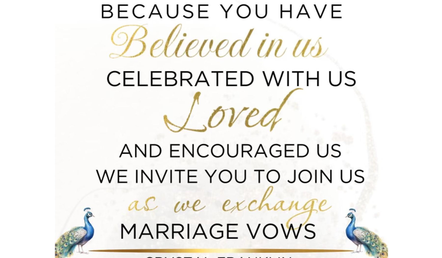 The Wedding Website of Crystal Franklin and Cedric Washington