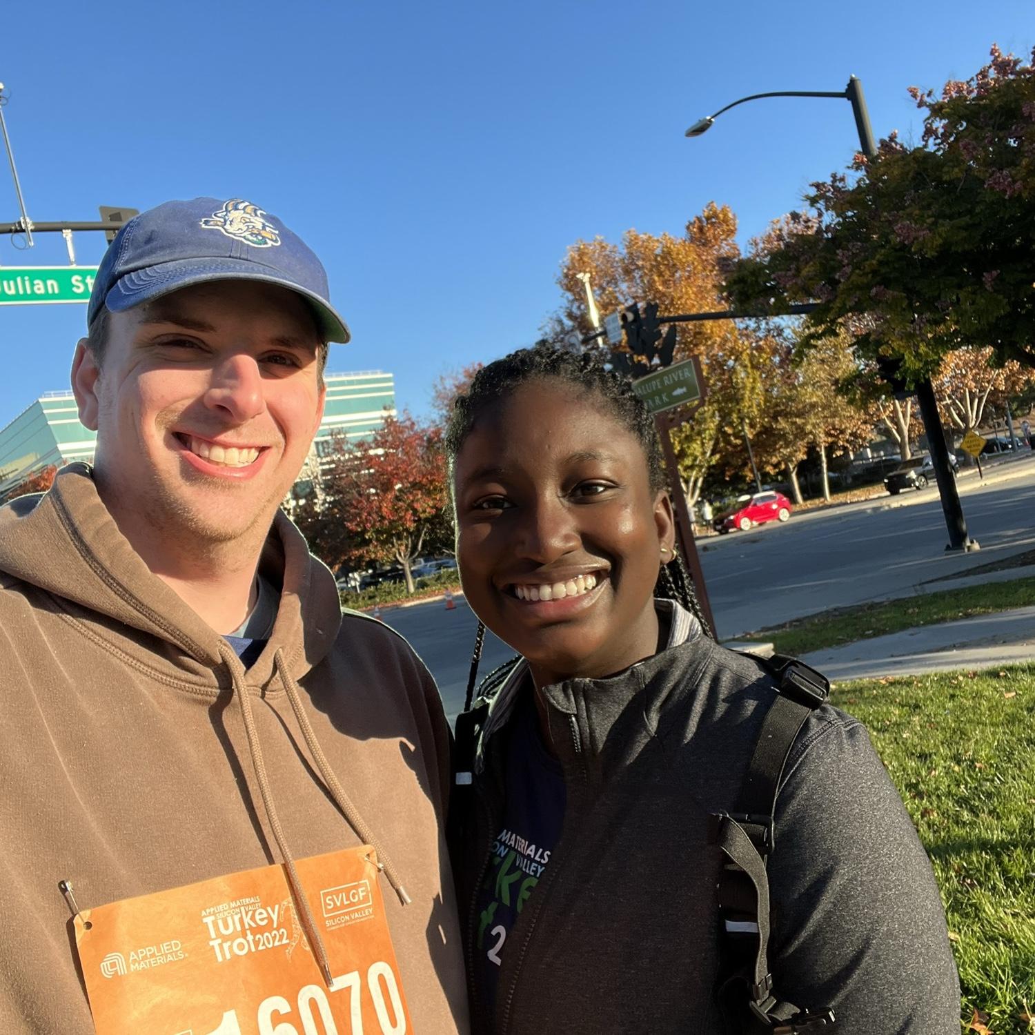 Our tradition of running a 5k/10k on Thanksgiving!