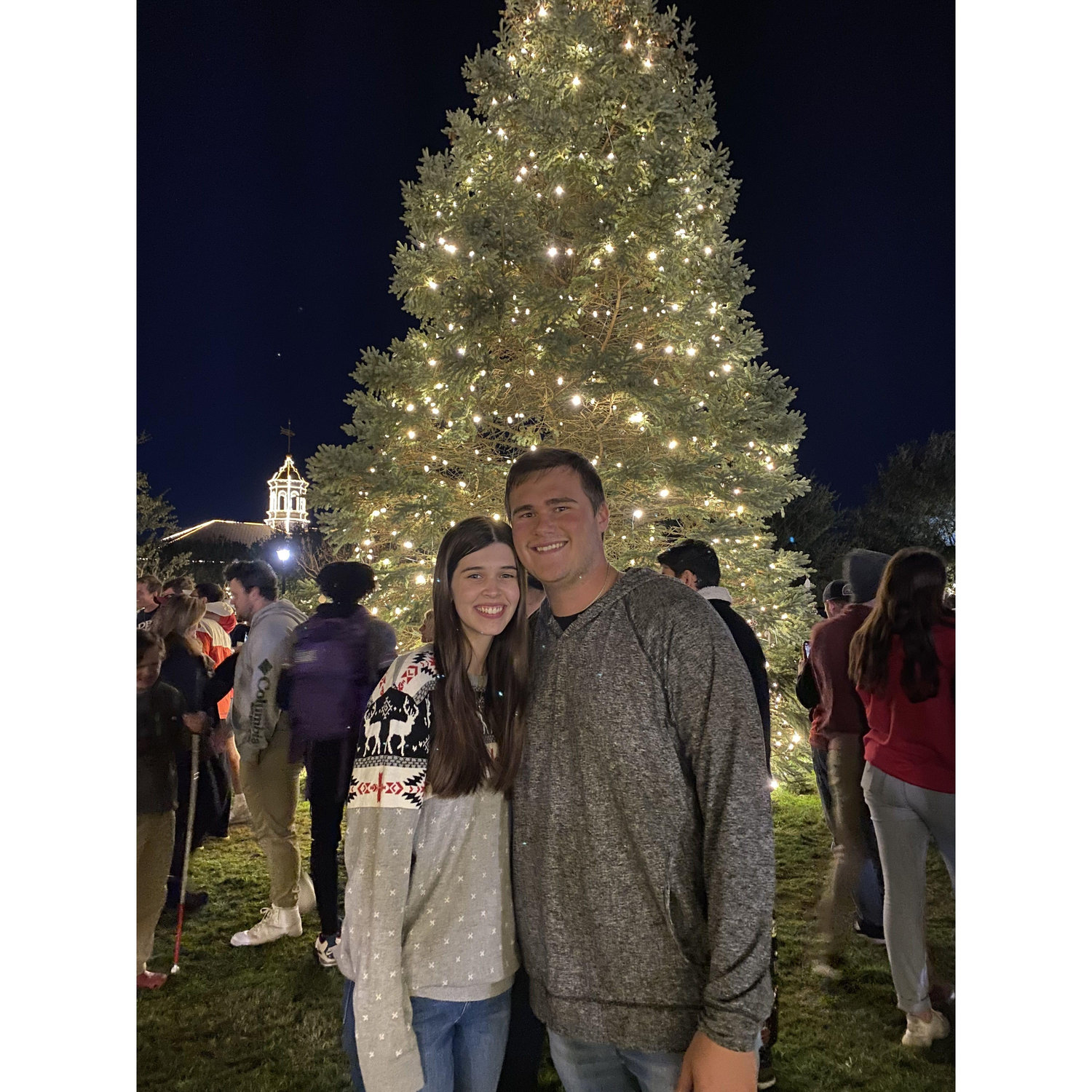 Our first Christmas together.
